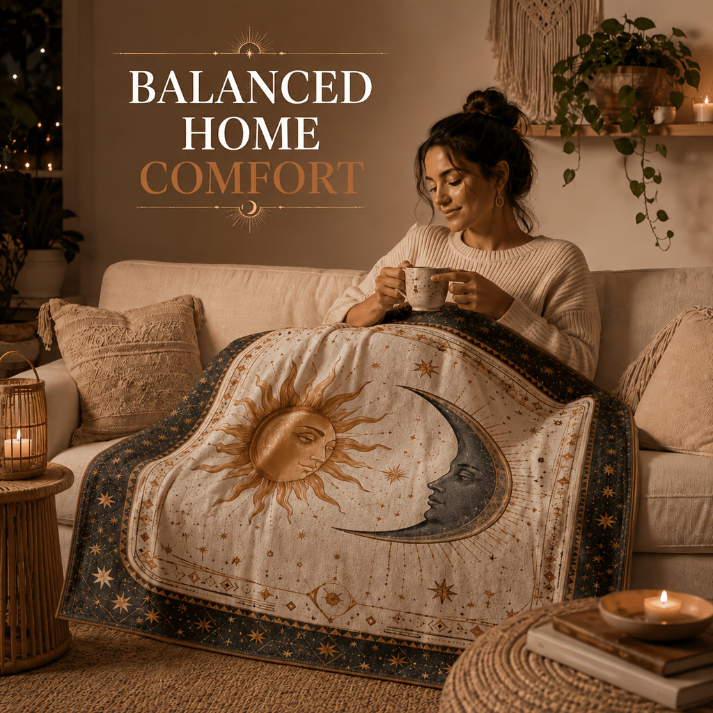 Blankets, Sun And Harmony Bohemian Flannel Blankets Autumn And Winter Warm Living Room Sofa Blankets Bedroom Blankets Lunch Break Air Conditioning Blankets