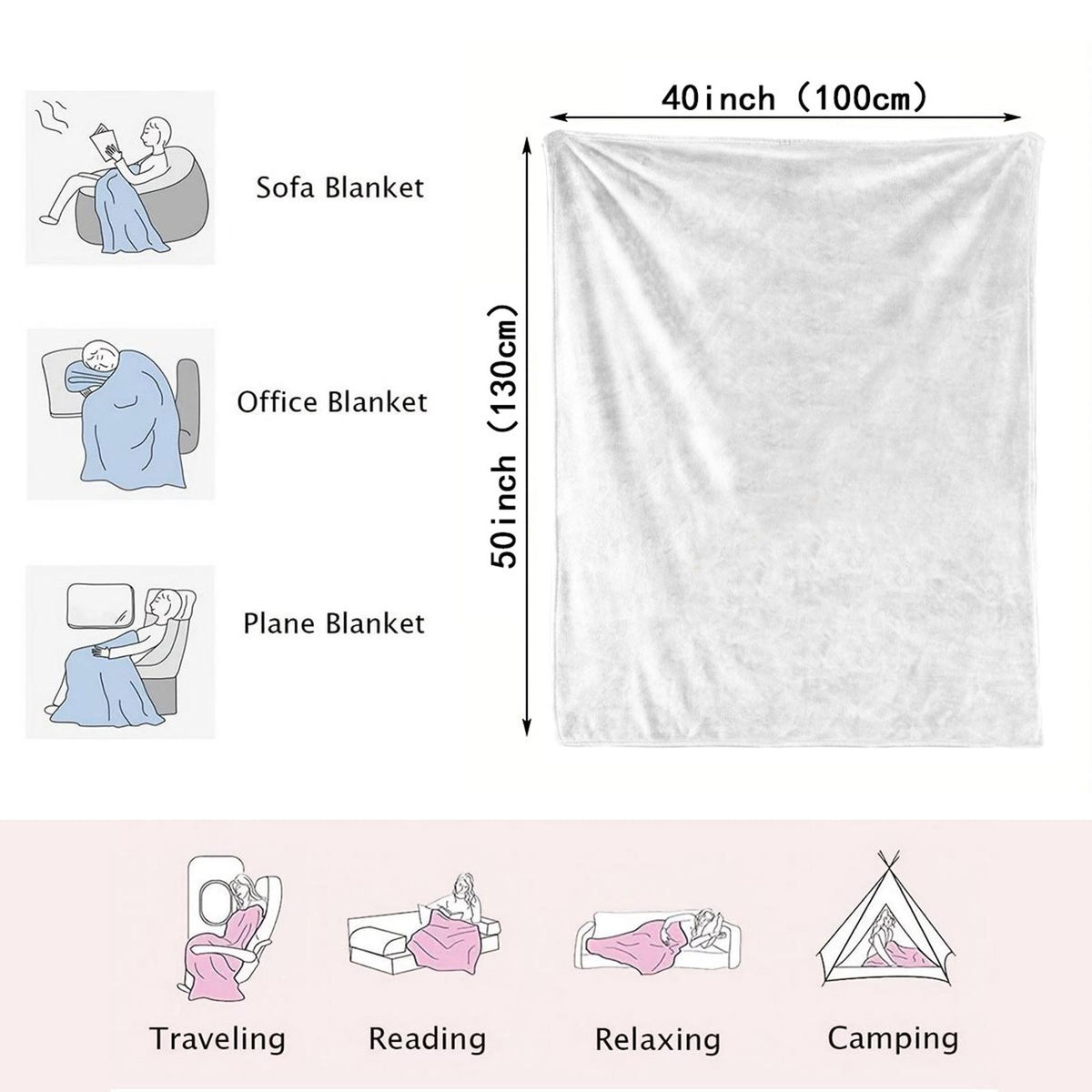 2D Flat Print - 1pc of Christmas Flannel Fun Flannel Blanket - Super Soft and Comfortable - Suitable for, Sofas, Chairs and Offices - Suitable for Everyone, 2D Flat