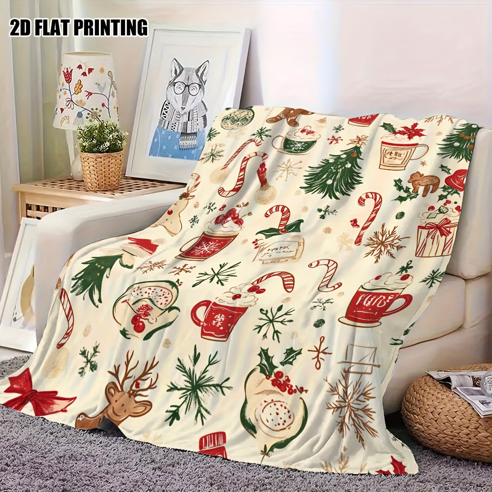Christmas-themed Snowman Blankets, Warm Flannel Blankets, Fittings, and Lounge Chairs Are Must-haves for the Holiday Season, Providing a Soft, Fluffy Comfort
