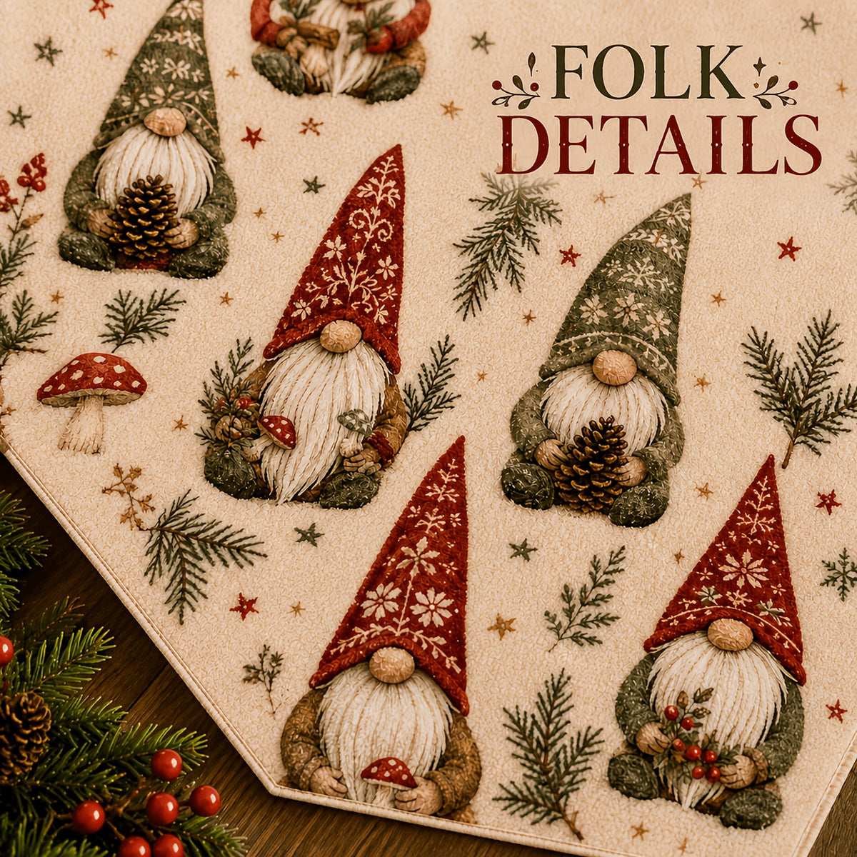 Blanket, Folk Christmas Dwarf Flannel Blanket Autumn And Winter Warm Living Room Sofa Blanket Bedroom Blanket Lunch Break Air Conditioning Blanket