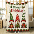 Pack of 1, Merry Christmas, Comfortable Flannel Blanket, Cute Gnome Character, Holiday Theme, Soft Comfortable Sofa Nap Blanket, Suitable for Camping, Gifts, Pet Blankets, Home Decor 59X78.7 Inches