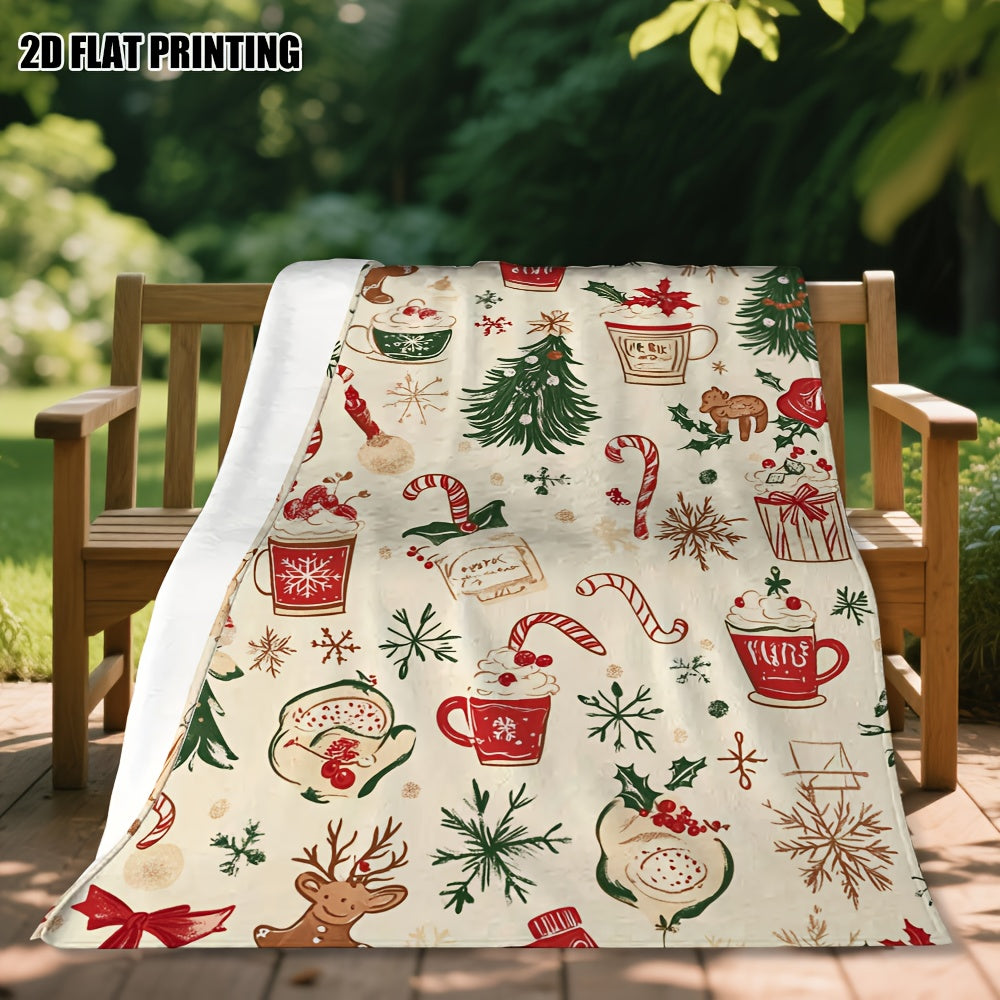 Christmas-themed Snowman Blankets, Warm Flannel Blankets, Fittings, and Lounge Chairs Are Must-haves for the Holiday Season, Providing a Soft, Fluffy Comfort