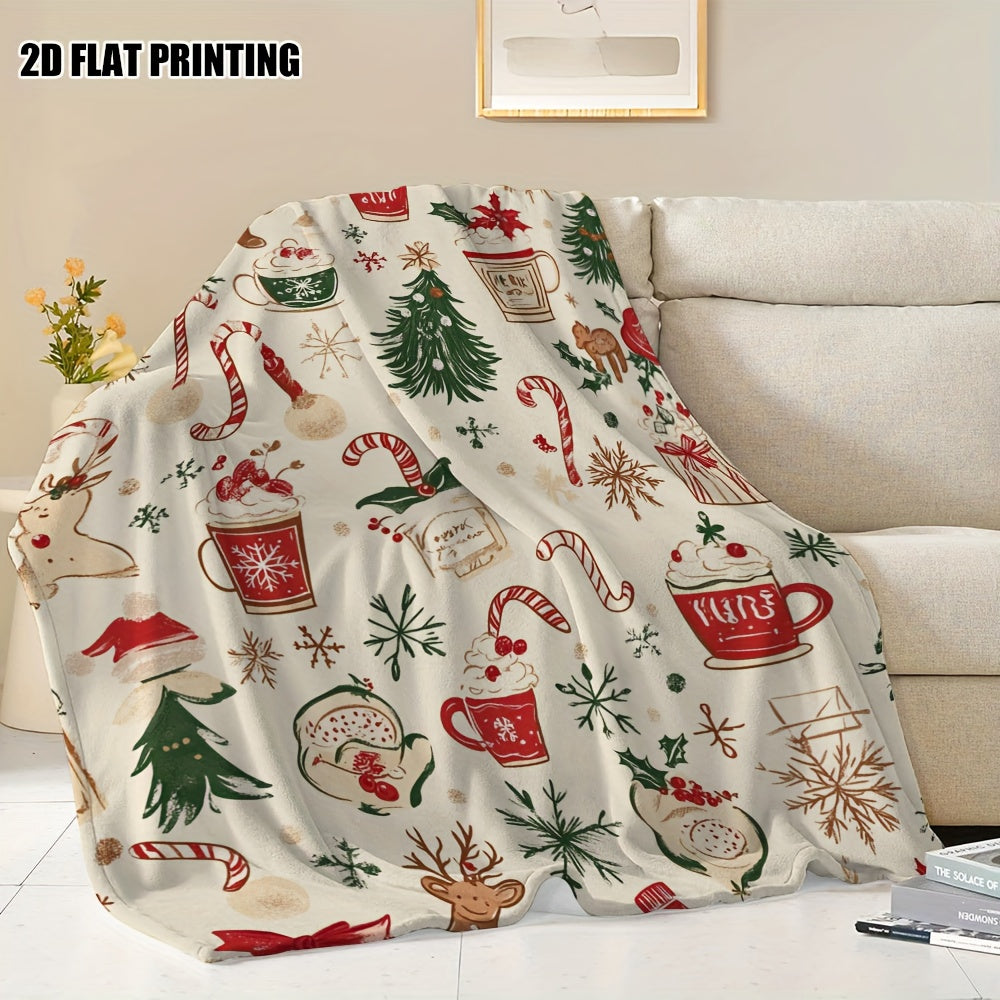 Christmas-themed Snowman Blankets, Warm Flannel Blankets, Fittings, and Lounge Chairs Are Must-haves for the Holiday Season, Providing a Soft, Fluffy Comfort