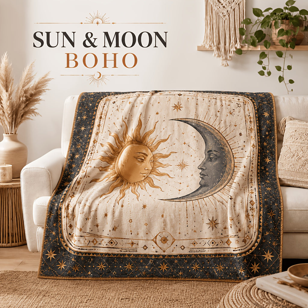 Blankets, Sun And Harmony Bohemian Flannel Blankets Autumn And Winter Warm Living Room Sofa Blankets Bedroom Blankets Lunch Break Air Conditioning Blankets