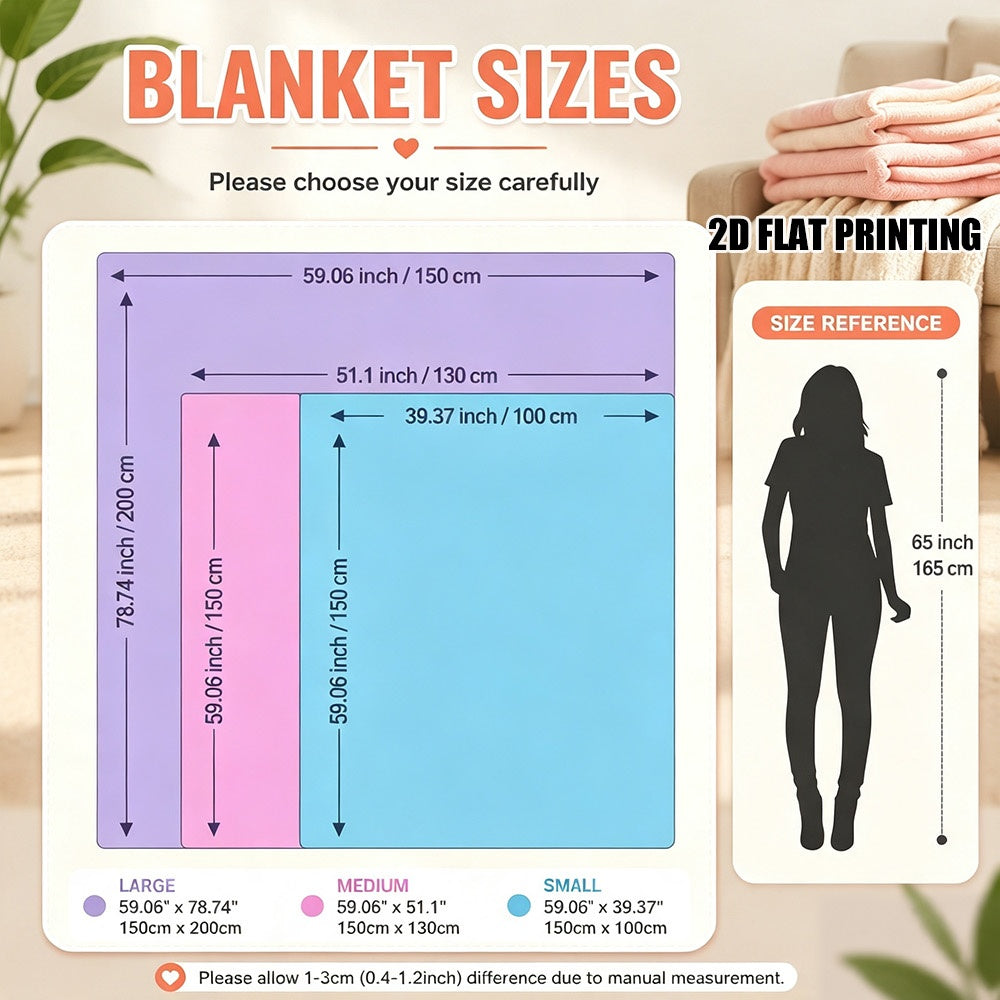 2D Flat Print, 1pc Soft Flannel Blanket for Christmas and Winter Deer Scenes - Warm and Comfortable - Suitable for All Seasons, Sofas and Seating Areas, 2D Flat