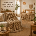 Blankets, Coffee Vine Bohemian Flannel Blankets Autumn and Winter Warm Living Room Sofa Blankets Bedroom Blankets Lunch Break Air Conditioning Blankets