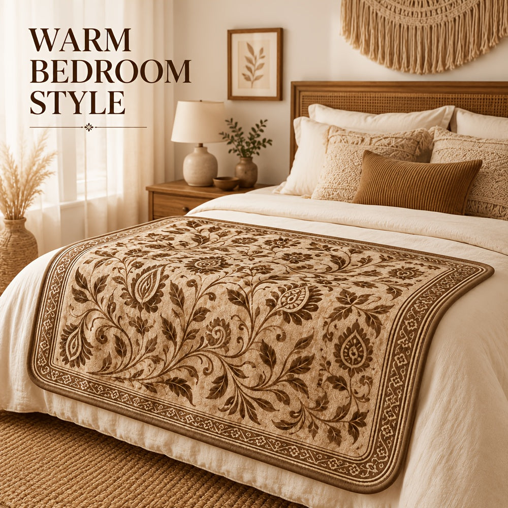Blankets, Coffee Vine Bohemian Flannel Blankets Autumn and Winter Warm Living Room Sofa Blankets Bedroom Blankets Lunch Break Air Conditioning Blankets