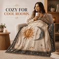Blankets, Sun And Harmony Bohemian Flannel Blankets Autumn And Winter Warm Living Room Sofa Blankets Bedroom Blankets Lunch Break Air Conditioning Blankets